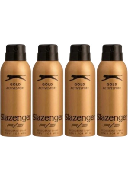 Active Sport Gold Deo 150 ml - Erkek Deodorantı x 4 Adet