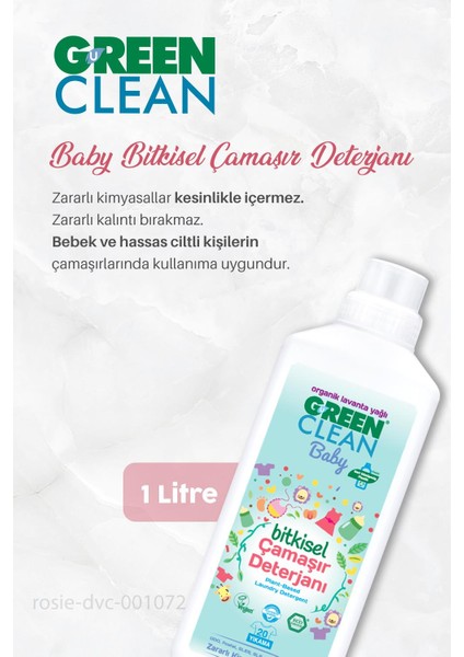 Baby Çamaşır Yumuşatıcı 5 Lt, Çamaşır Deterjanı 1lt, Leke Çıkarıcı 1lt ve Rosıe fırsatları