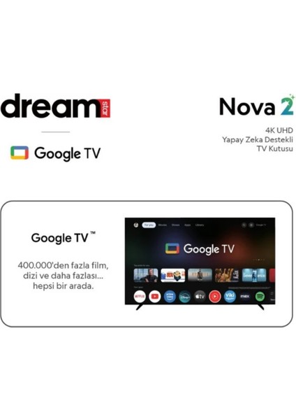 Nova 2 32 GB 4K Android Tv Box