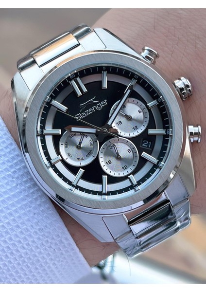 Italyan Tasarım Bileklik Hediyeli 2 Yıl Garantili 10 Atm Çelik Erkek Kol Saat ESL.Y2554.1 fiyatları