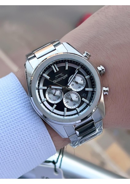 Italyan Tasarım Bileklik Hediyeli 2 Yıl Garantili 10 Atm Çelik Erkek Kol Saat ESL.Y2554.1 modelleri