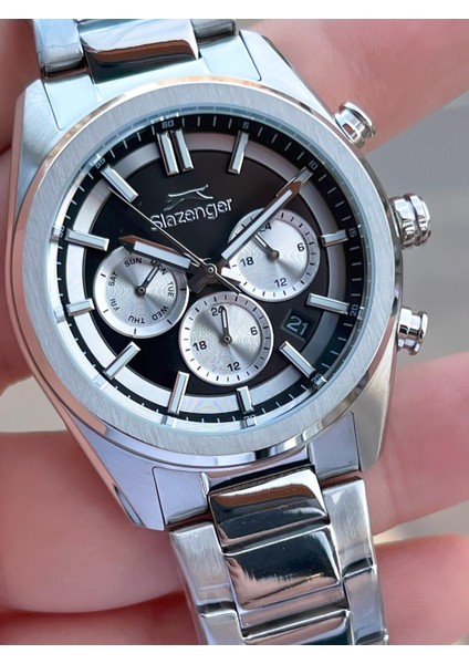 Italyan Tasarım Bileklik Hediyeli 2 Yıl Garantili 10 Atm Çelik Erkek Kol Saat ESL.Y2554.1 fırsatları