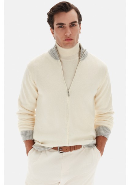 Ds Damat Regular Fit Ekru Melanj Hirka