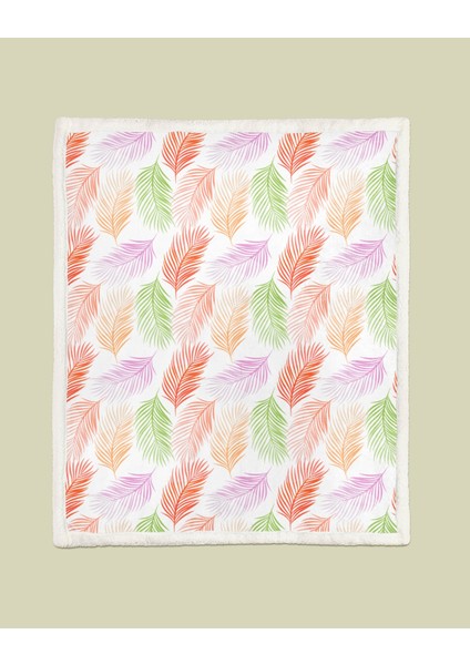 Desenli Sherpa Kalın Tv Battaniyesi