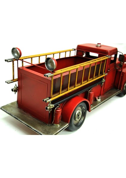 Dekoratif Metal Araba Itfaiye Aracı Saksı fırsatları