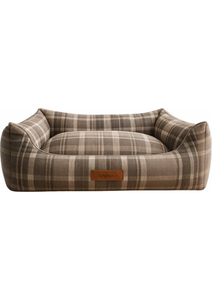 Comfy Pet, Premium Dokuma Kumaş, Çıkarılabilir Minder, Yıkanabilir,destekleyici Kedi ve Köpek Yatağı