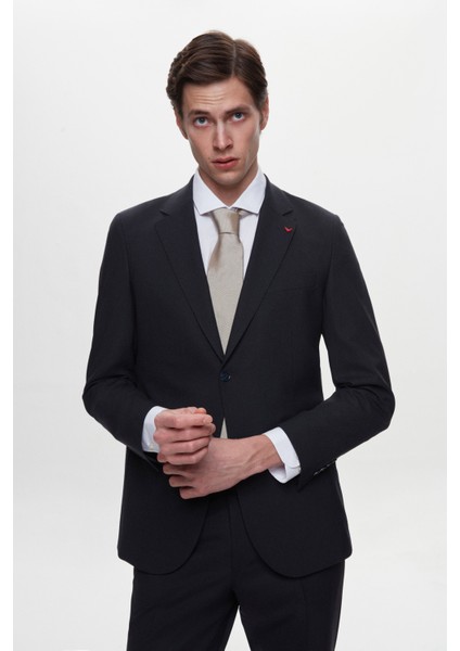 Ds Damat Regular Fit Koyu Lacivert Düz Takim Elbise modelleri