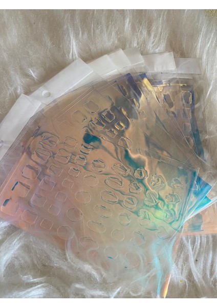 Japon Hologram Tırnak Glitter - 2 Adet Pembe 2 Adet Mavi, 4lü Set indirimleri