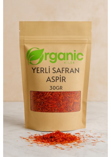 Aspir Çiçeği 30GR - ( Yerli Safran ) Premium Kalite Doğal & Yeni Mahsül