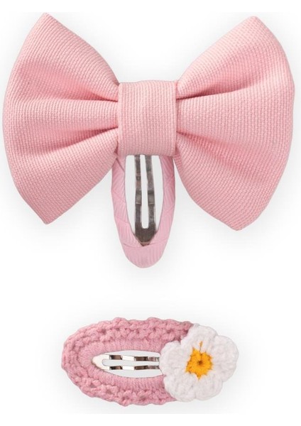 Kurdele ve Örmeli Toka Pembe