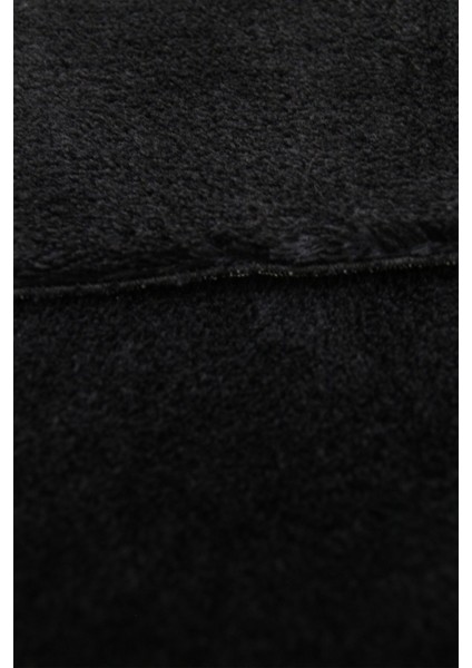 Sıyah Banyo Halısı Peluş Post Halı Klozet 2 Li Takımı 80X120 + 80X60 modelleri