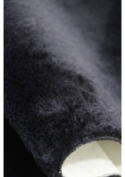 Sıyah Banyo Halısı Peluş Post Halı Klozet 2 Li Takımı 80X120 + 80X60 fırsatları