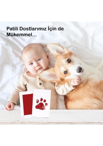 Non-Toksik Mürekkepli Bebek El Ayak Izi Baskı Kiti, Bebek Cildine Temas Etmez, Bebek Hediyelik indirimleri