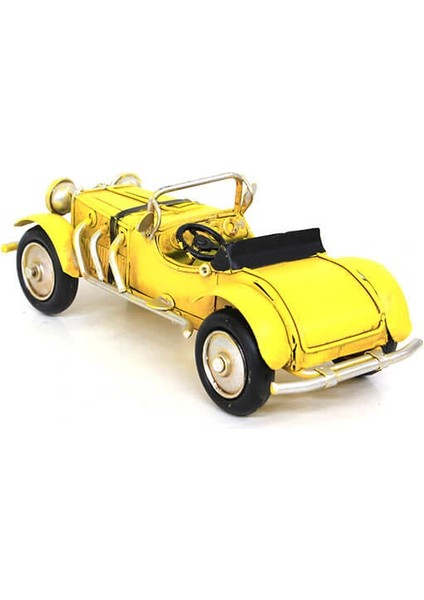 Dekoratif Metal Araba Sarı fırsatları