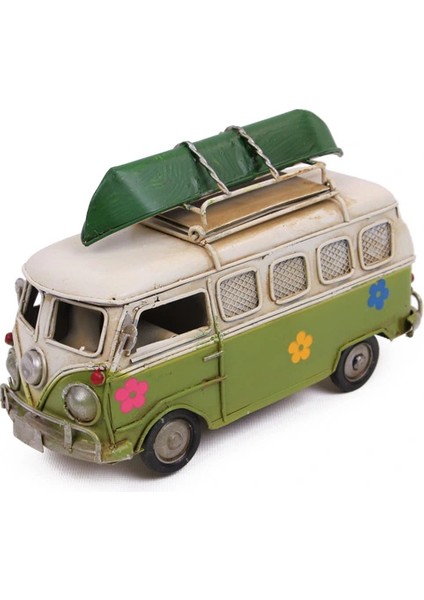 Dekoratif Metal Minibüs Çerçeveli ve Kumbaralı fırsatları