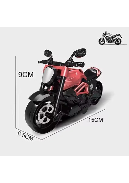 1 Adet Sürtmeli Kaliteli Oyuncak Motosiklet Yurtdışından Özel Üretim Motor 14 Cm. fiyatları