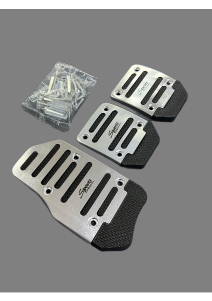 Araba Pedal Seti Spor Kaymaz Manuel Araba Gaz Fren Debriyaj Pedalı Kapağı Silver Xb 373 fiyatları
