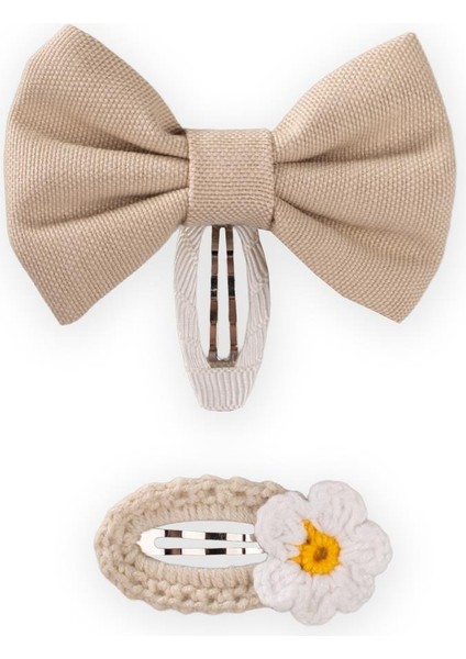 Kurdele ve Örmeli Toka Bej