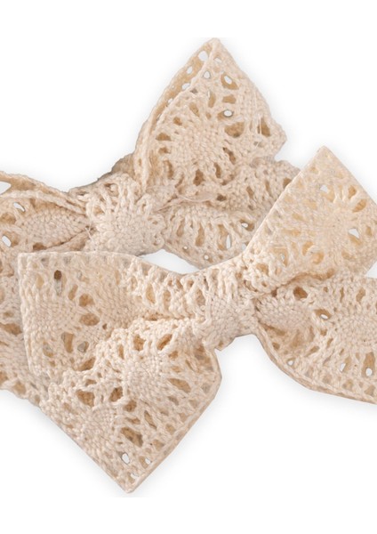 Dantel Örmeli Ikili Toka Bej fiyatları