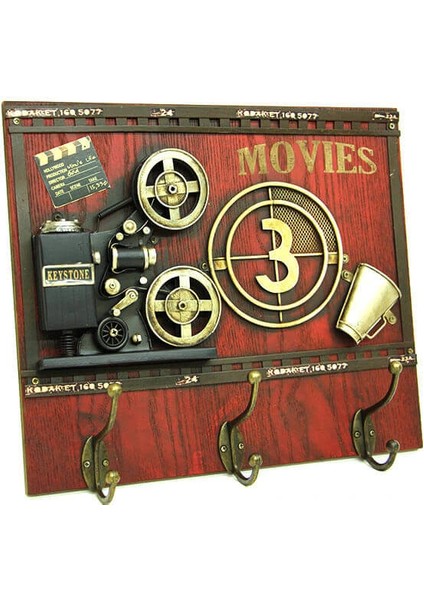 Dekoratif Metal Askı Sinemaskop modelleri