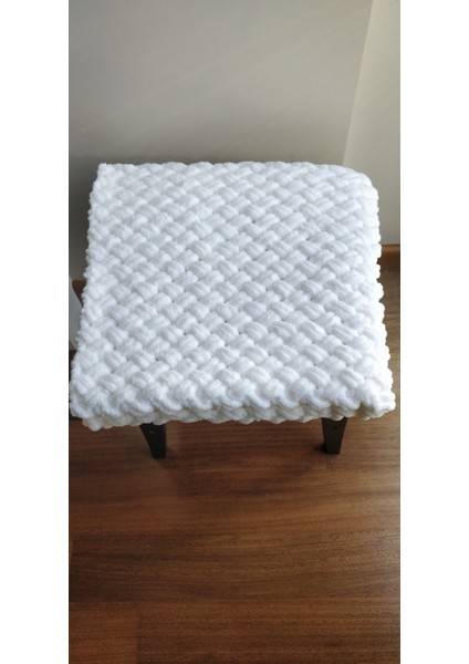 Bebek Battaniyesi Kışlık-Kalın Beyaz 85*85 cm fırsatları