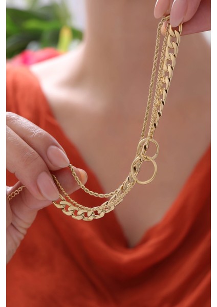 Zarif Halkalı Altın Zincir Kadın Bileklik fiyatları