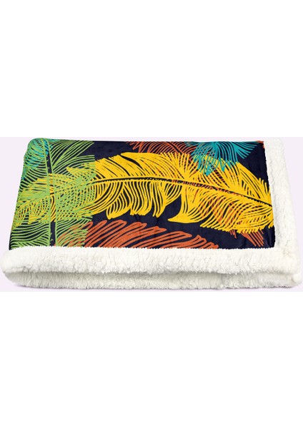 Desenli Sherpa Kalın Tv Battaniyesi modelleri