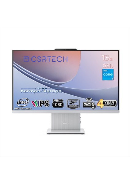 ıdeacentre Aıo Intel Core I5 13420H 16GB 512GB SSD W11PRO 27" Fhd All In One Bilgisayar Csrtech