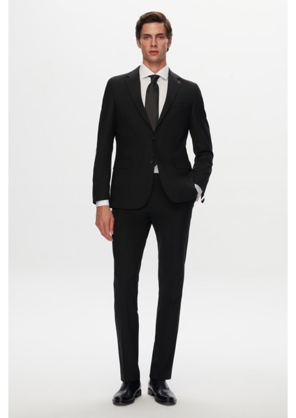 Ds Damat Slim Fit Siyah Düz Takim Elbise fırsatları