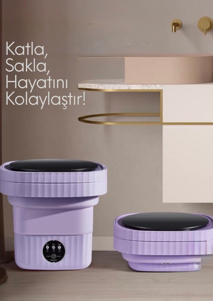 Katlanabilir Mini Çamaşır Makinesi 13 L Taşınabilir Çamaşır Makinesi ve Kurutma Özellikli – Yurtlar, Seyahatler, Küçük Evler, Havlular ve Iç Çamaşırları Için Yer Tasarruflu Çamaşır Yardımcısı indirimleri