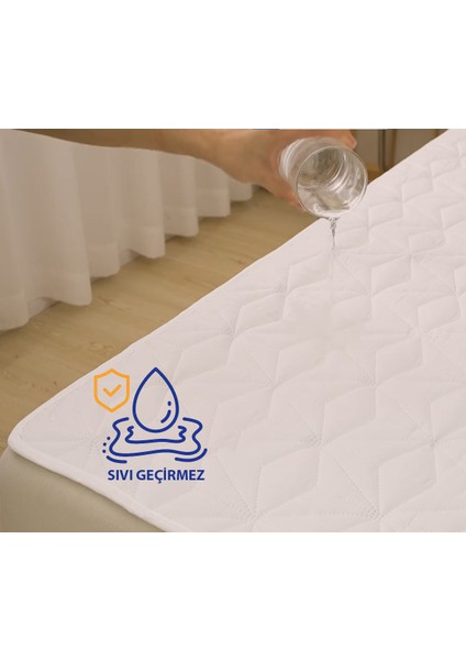 Köşe Lastikli Kapitone Pamuklu Su Geçirmez Yatak Koruyucu Alez – Tek / Çift Kişilik, Bebek & Çocuk modelleri