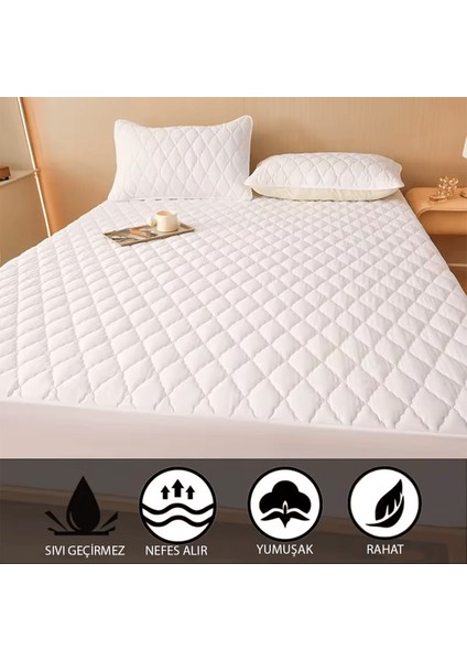 Kapitone Microfiber Su Geçirmez Fitted Yatak Koruyucu Alez – Tek / Çift Kişilik modelleri
