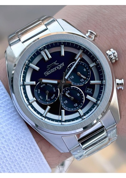 Italyan Tasarım Bileklik Hediyeli 2 Yıl Garantili 10 Atm Çelik Erkek Kol Saat ESL.Y2554.2 fiyatları