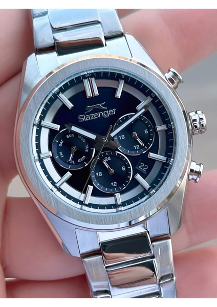 Italyan Tasarım Bileklik Hediyeli 2 Yıl Garantili 10 Atm Çelik Erkek Kol Saat ESL.Y2554.2 fırsatları