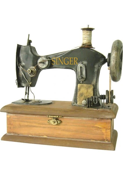 Vintage Dikiş Makinesi Dekor