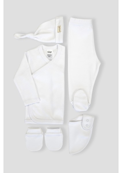 Bebek 5'li Hastane Çıkış Seti %100 Pamuk Unisex modelleri