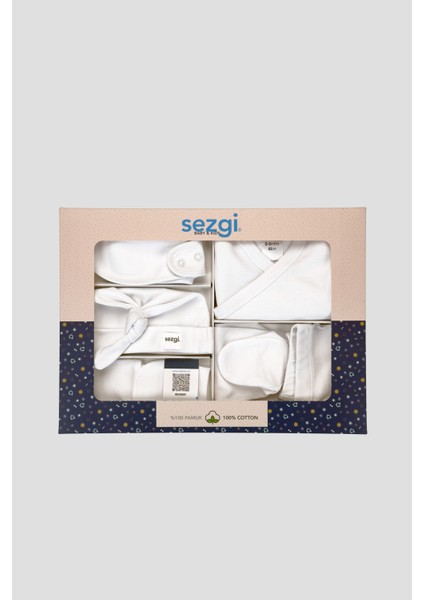 Bebek 5'li Hastane Çıkış Seti %100 Pamuk Unisex fırsatları