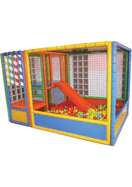 Softplay Kaydıraklı Top Havuzu 300x200x200 Cm fiyatları