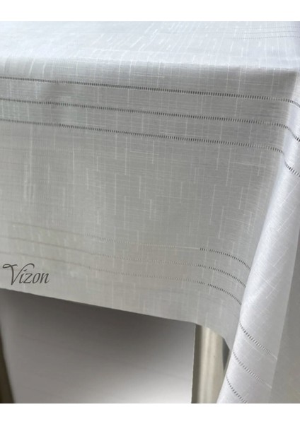 Colber Çizgili Masa Örtüsü Dertsiz 150X210 cm
