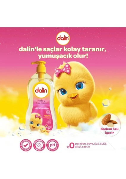 X2 Adet Kolay Tarama Bebek Şampuanı Badem Özlü 200 ml - X3 Adet Klasik Bebek Sabunu 100GR fırsatları