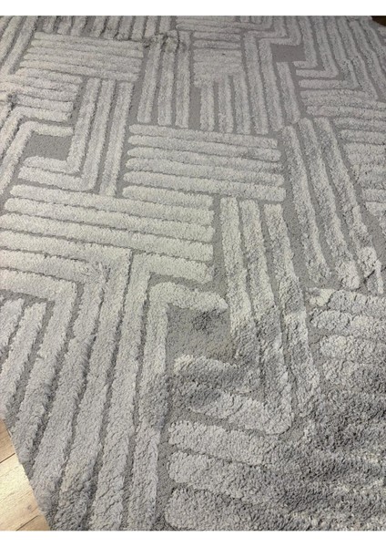3D Mikrofiber Shaggy 200X290 Ebatlı Exclusive +Kalın ve Yumuşak+Gri Renk indirimleri