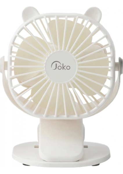 JS03 Masaüstü Soğutma Fanı - Beyaz