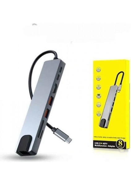 Çevirici Dönüştürücü Adaptör Macbook 3 In 1 Type-C To Hdmı USB 3.0 indirimleri