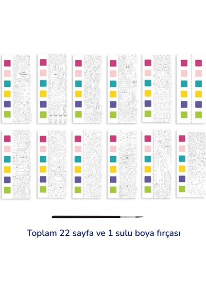 Sulu Boya Resim Seti Masal Dünyası modelleri