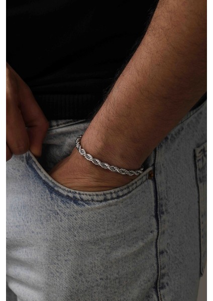 Çift Burgulu Çelik Erkek Bileklik fiyatları