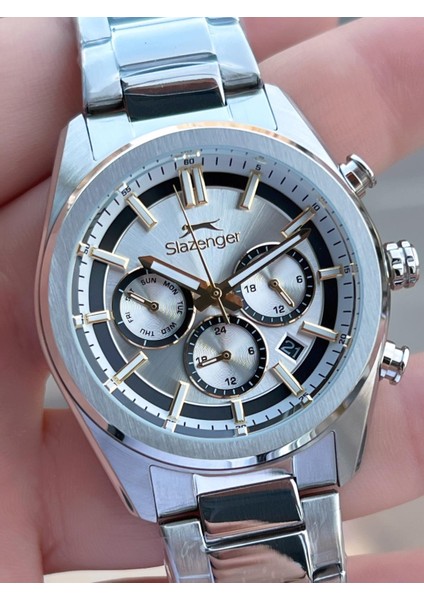 Italyan Tasarım Bileklik Hediyeli 2 Yıl Garantili 10 Atm Çelik Erkek Kol Saat ESL.Y2554.4 fırsatları