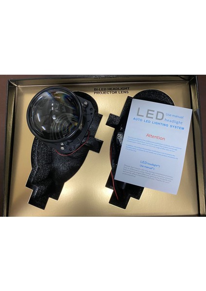 Bi-Led Projektör Far Içi LED Mercek 2.5 Inc High Power Kısa - Uzun Birlikte fırsatları
