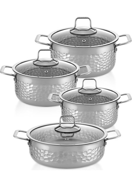 Serra 8 Pcs Tencere Set