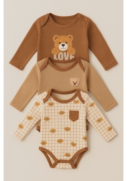 Bebe Mango Erkek Bebek Üçlü Body