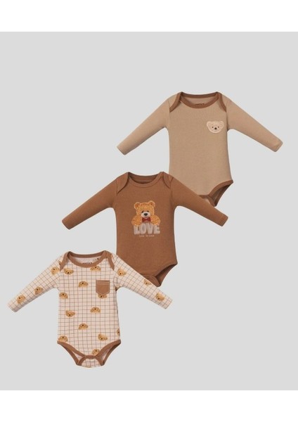 Bebe Mango Erkek Bebek Üçlü Body fiyatları